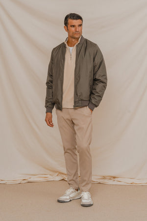 CAZADORA BOMBER VERDE