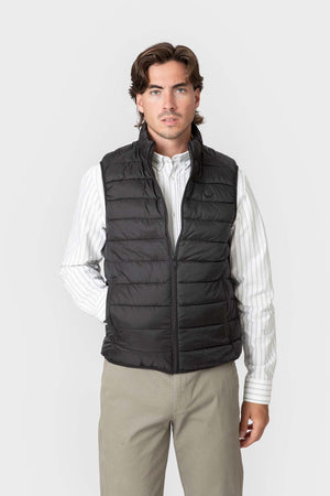 CHALECO ACOLCHADO NEGRO