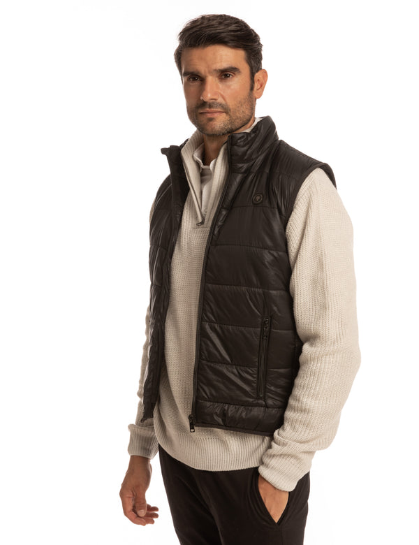 CHALECO ACOLCHADO NEGRO