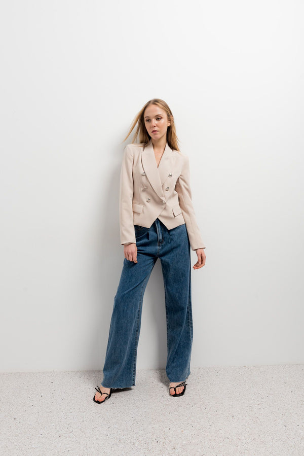 Blazer croisé avec boutons