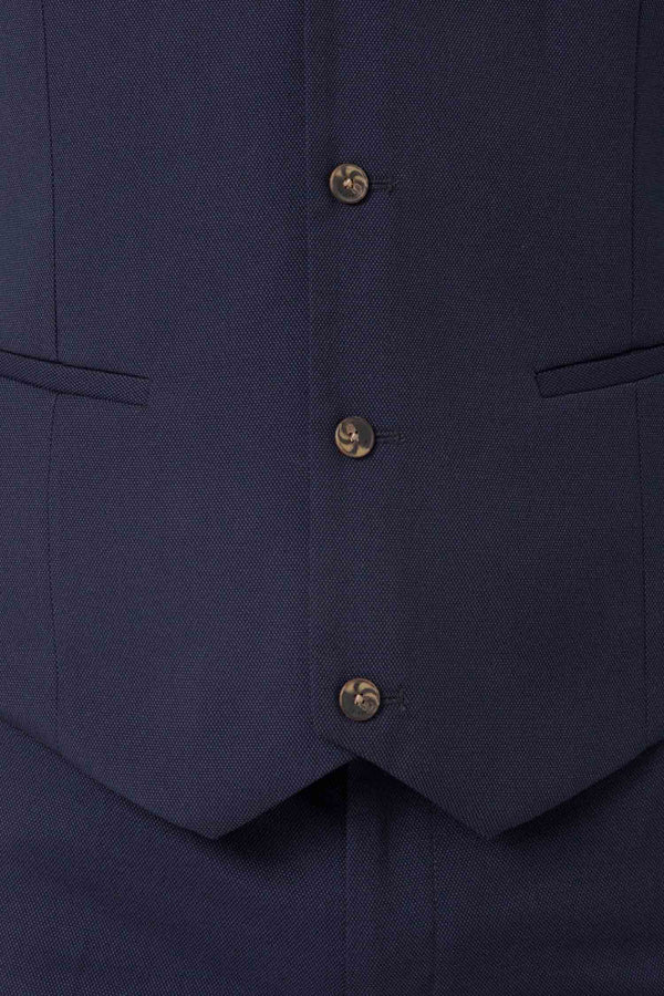 CHALECO TRAJE AZUL OJO DE PERDIZ