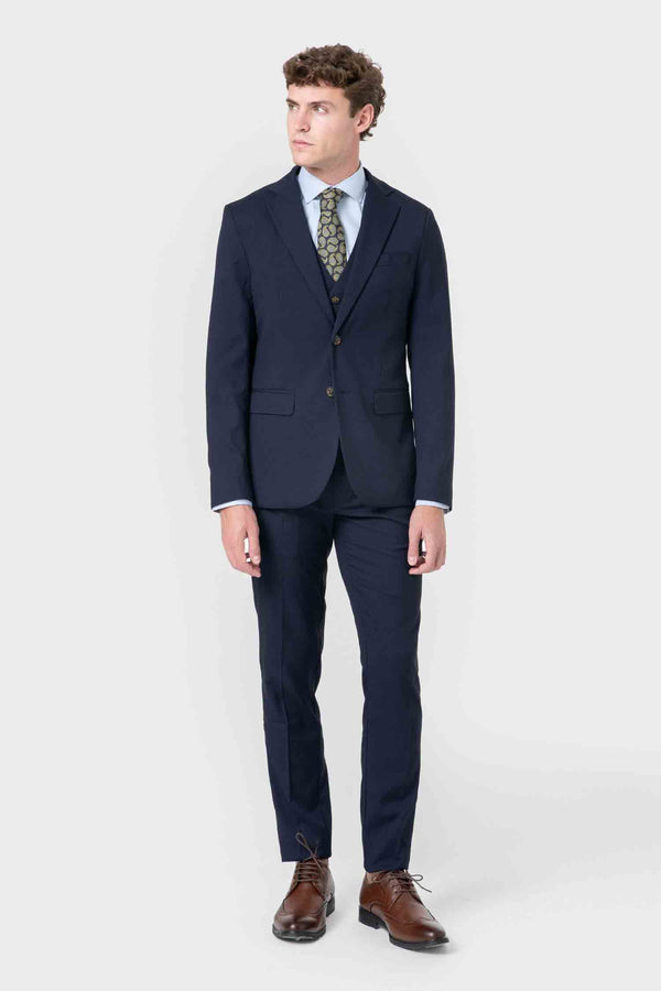 CHALECO TRAJE AZUL OJO DE PERDIZ