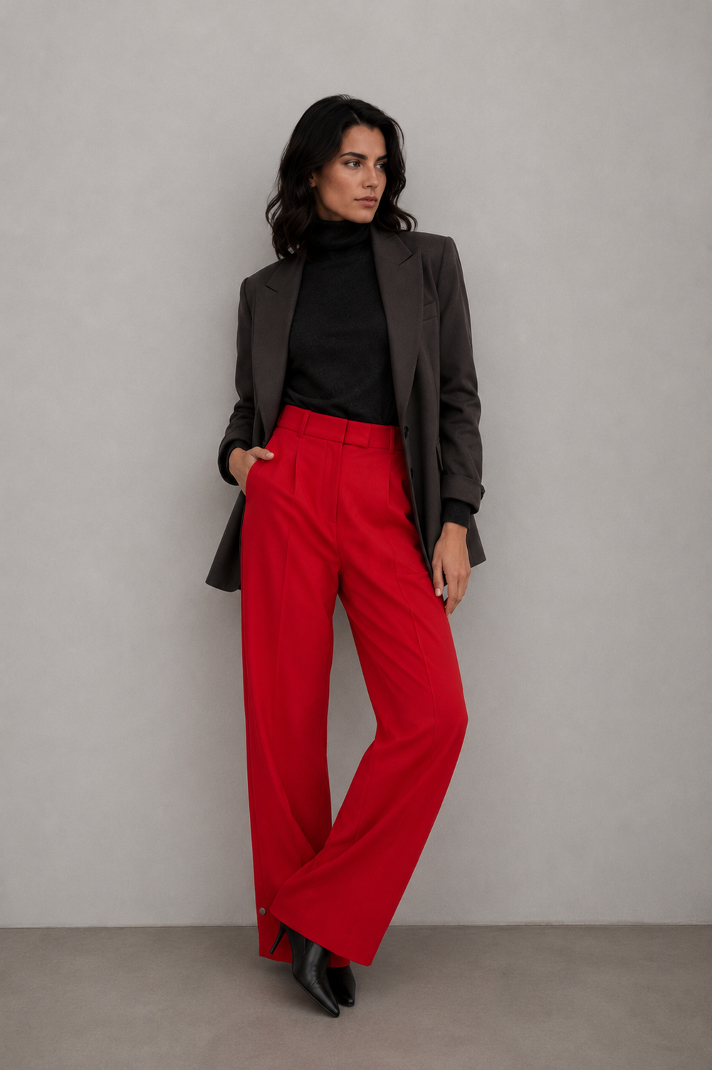 PANTALÓN BOTÓN PLATEADO