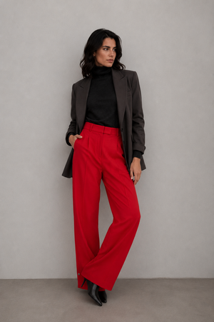 PANTALÓN BOTÓN PLATEADO