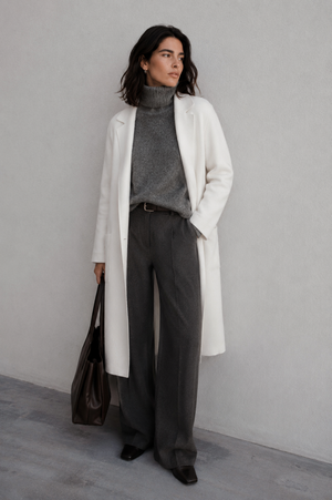 OVERSIZED KNIT COAT