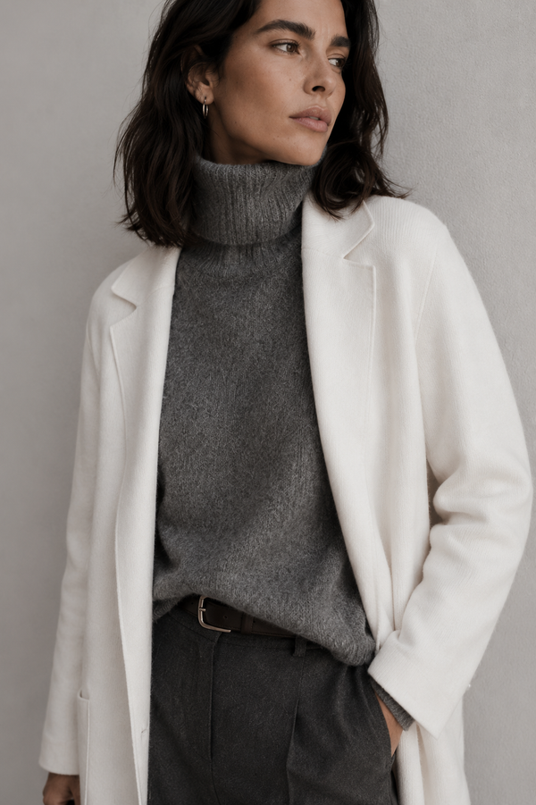 OVERSIZED KNIT COAT