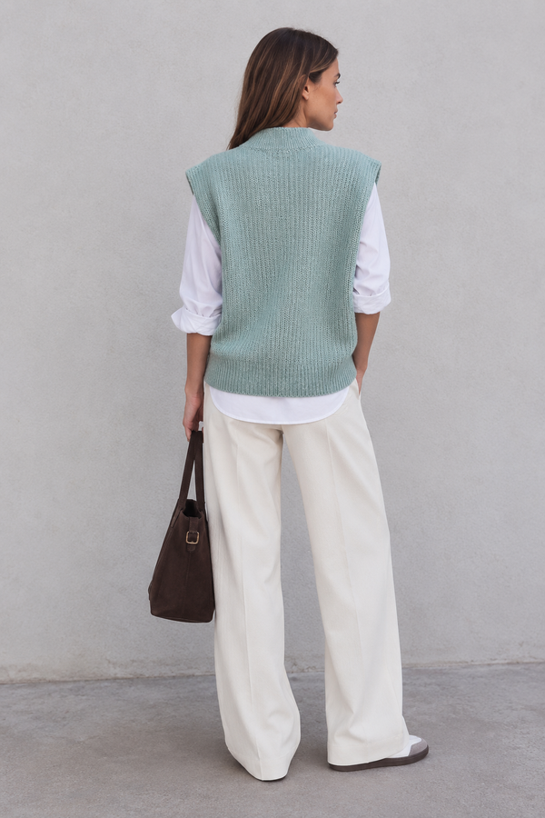 CHALECO PUNTO OVERSIZE