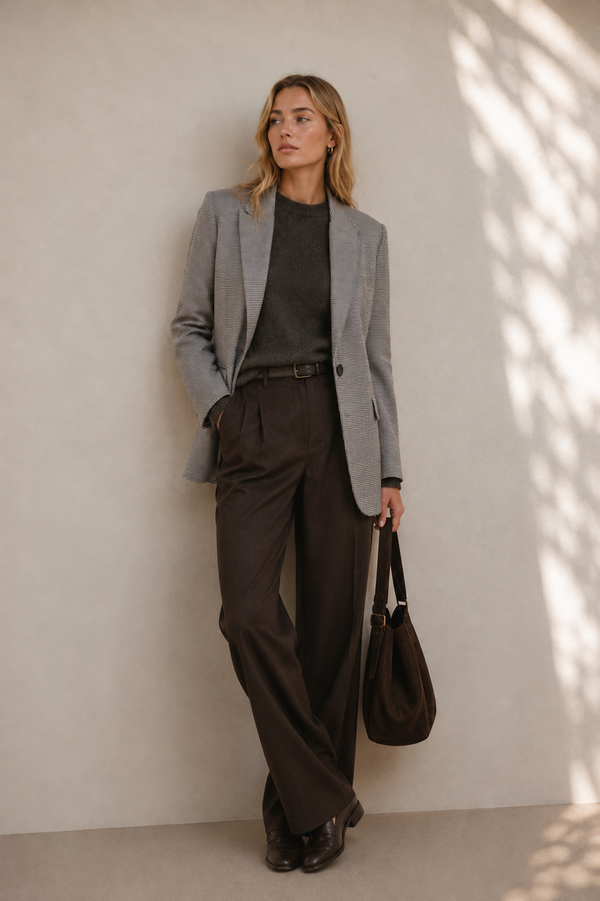 BLAZER PIED-DE-POULE