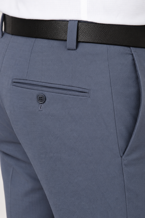PANTALÓN TRAJE CELESTE