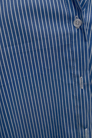 CAMISA RAYAS MANGA ABULLONADA