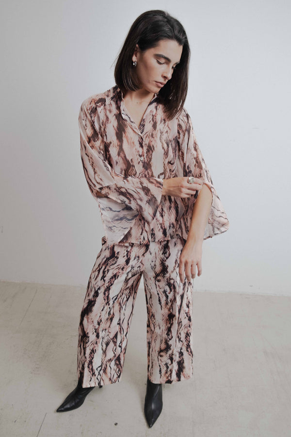 PANTALÓN CULOTTE ESTAMPADO