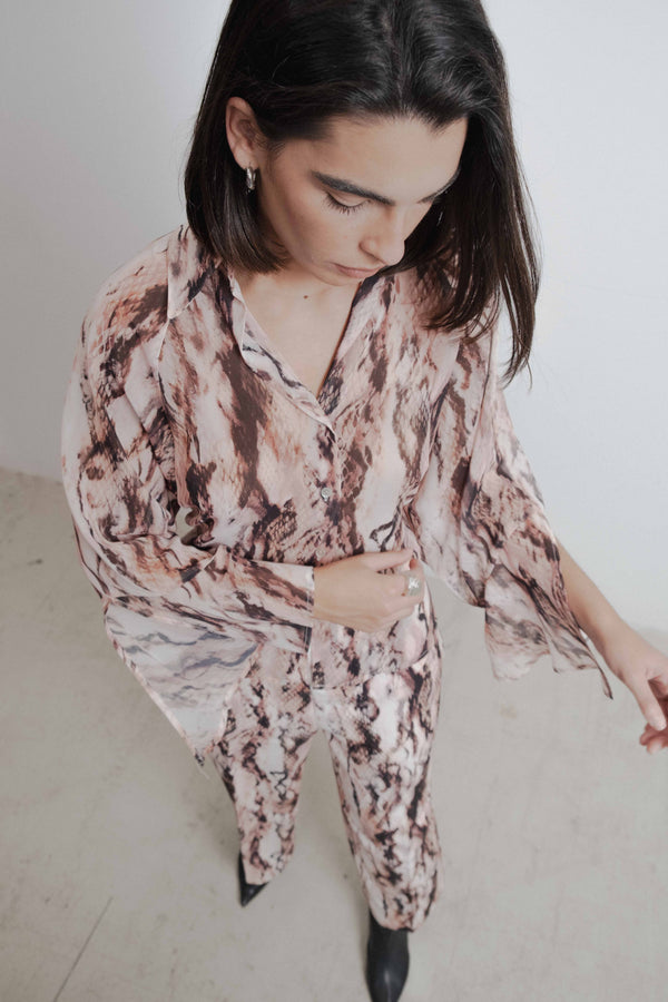 PANTALÓN CULOTTE ESTAMPADO