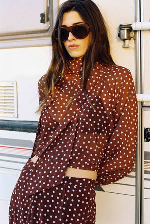 FALDA MIDI LUNARES