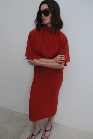 VESTIDO MIDI LAZADA