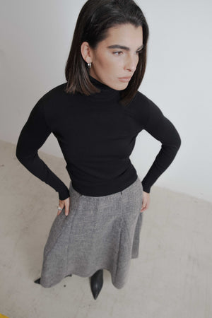 FALDA MIDI ESTRUCTURA