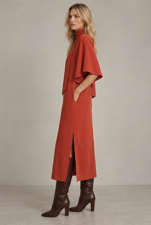 VESTIDO MIDI LAZADA