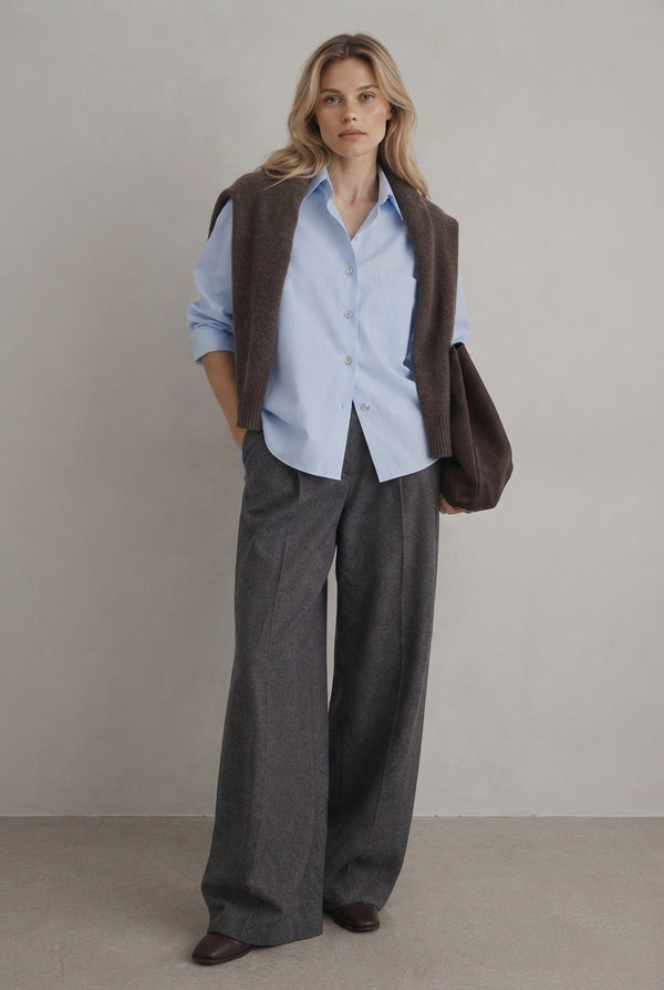CAMISA OVERSIZE POPELÍN