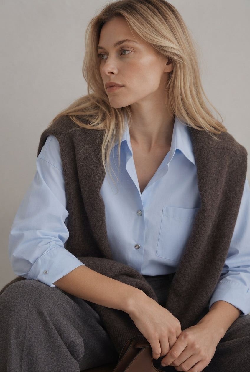 CAMISA OVERSIZE POPELÍN