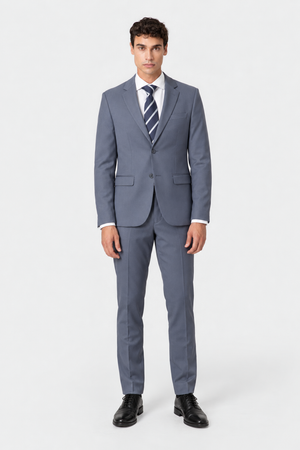 AMERICANA TRAJE CELESTE