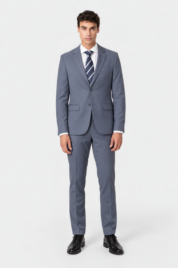 PANTALÓN TRAJE CELESTE