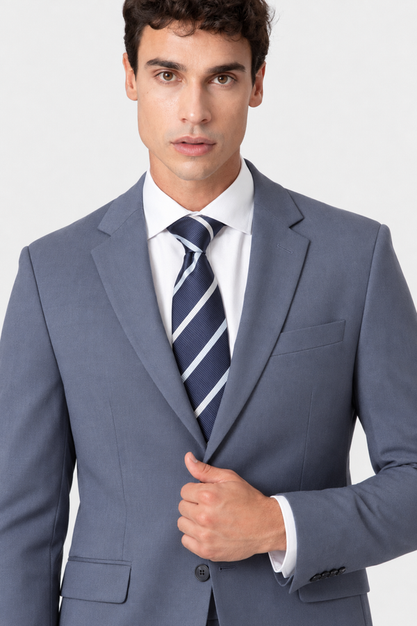 AMERICANA TRAJE CELESTE