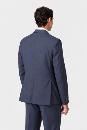 AMERICANA TRAJE ESTRUCTURA AZUL