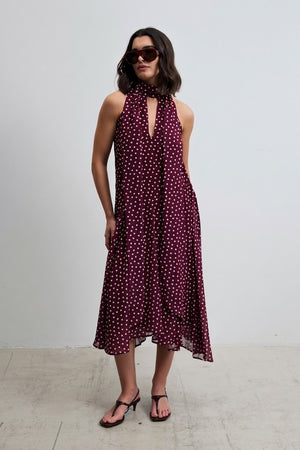 VESTIDO HALTER LUNARES LAZADA