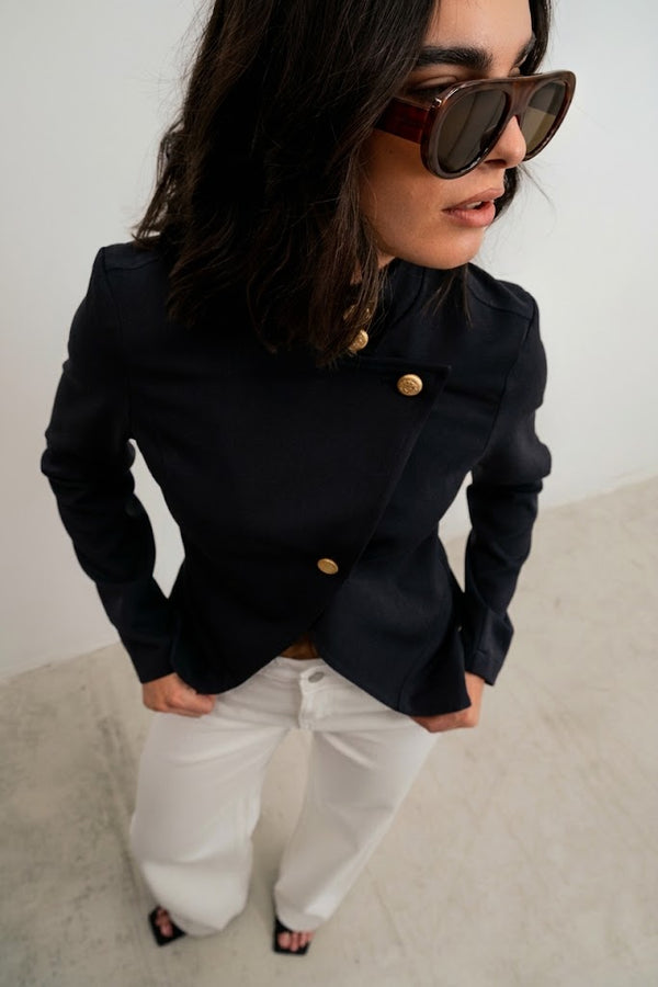 CHAQUETA CRUZADA BOTONES