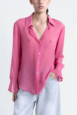 Chemise en mousseline de soie