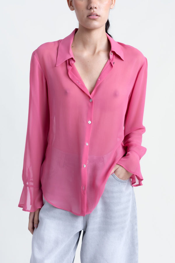 Chemise en mousseline de soie