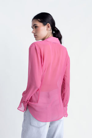 Chemise en mousseline de soie