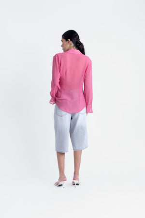 Chemise en mousseline de soie