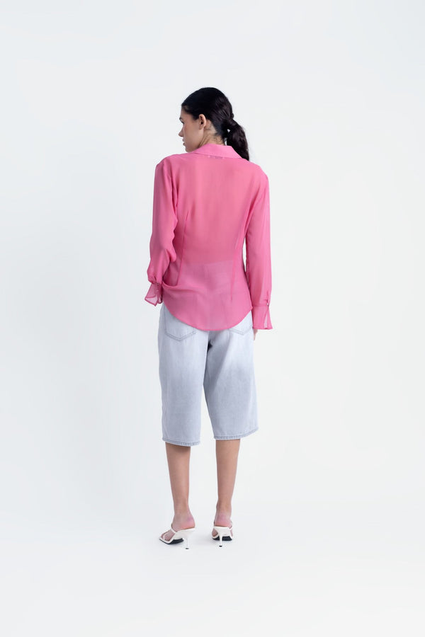 Chemise en mousseline de soie