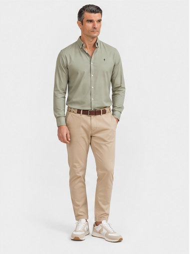 CAMISA OXFORD VERDE