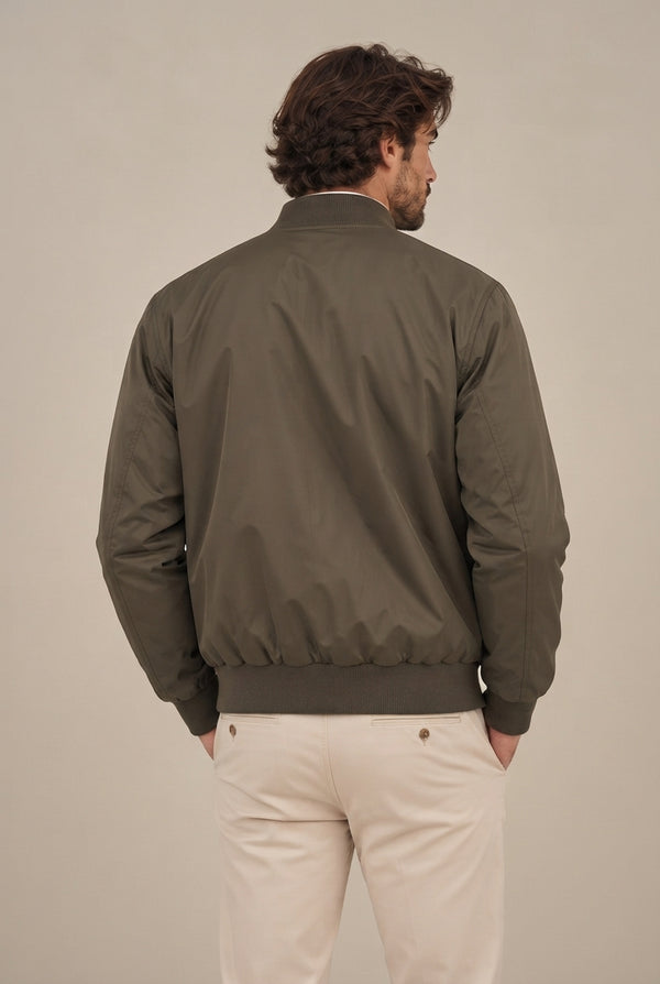 CAZADORA BOMBER VERDE