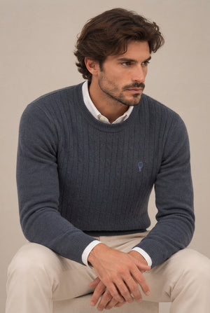 JERSEY NUDOS CUELLO CAJA