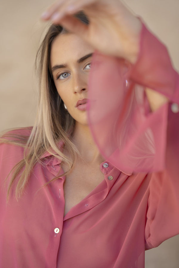 Chemise en mousseline de soie