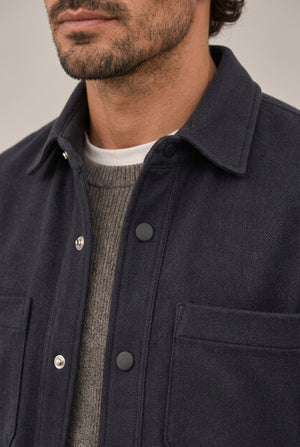 SOBRECAMISA PUNTO AZUL