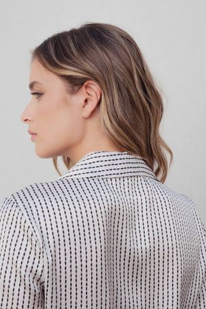 CAMISA SATINADA RAYAS