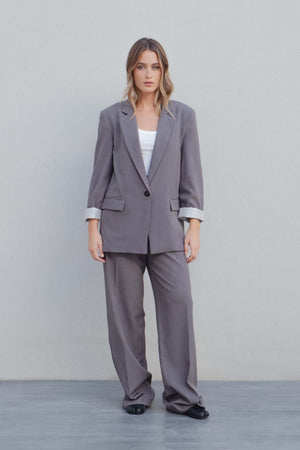 BLAZER PUÑO ESTAMPADO