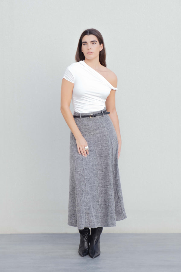 FALDA MIDI ESTRUCTURA