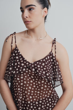 TOP VOLANTE ESTAMPADO