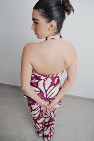 CUERPO HALTER ESTAMPADO