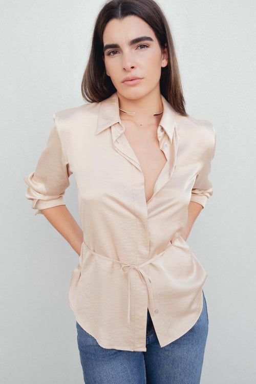CHEMISE EN SATIN