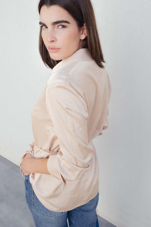 CHEMISE EN SATIN