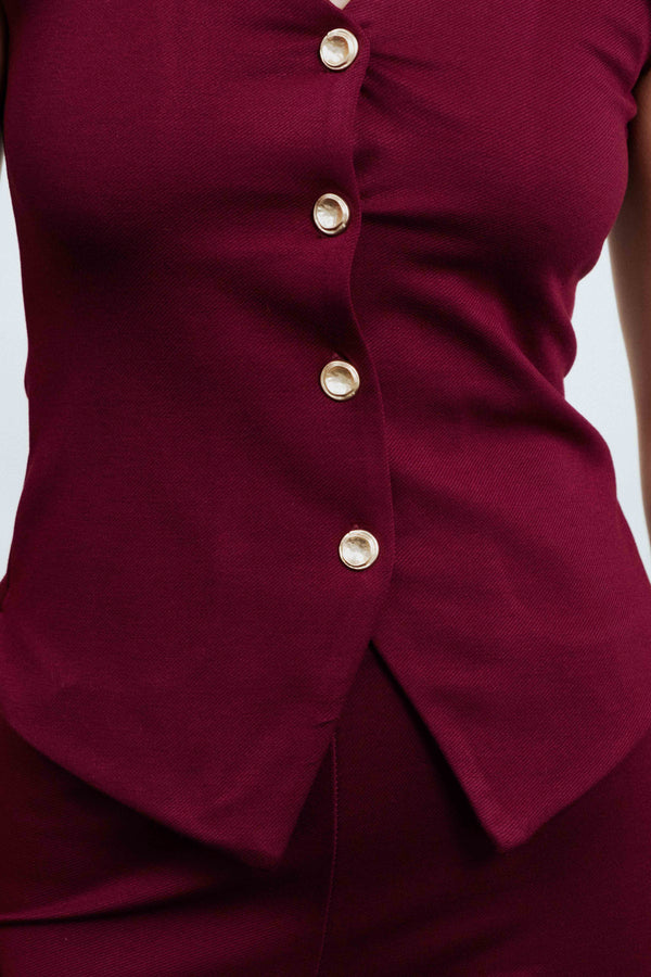 PANTALON PUNTO TEXTURA FLARE