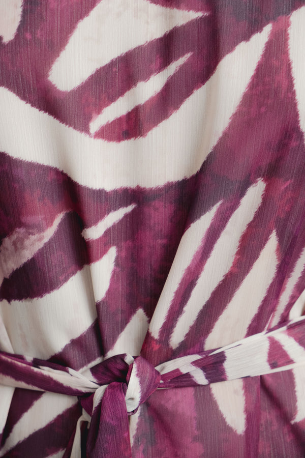 VESTIDO ASIMETRICO ESTAMPADO