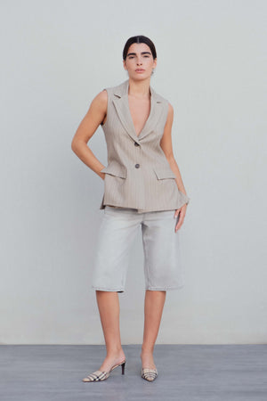 BERMUDA DENIM OVERSIZE