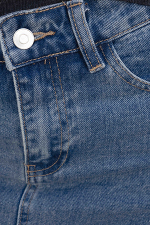 FALDA LARGA DENIM ABERTURA