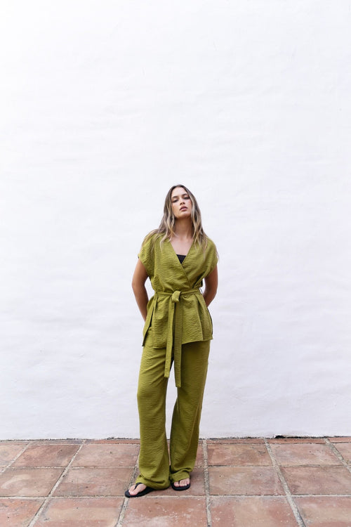 PANTALON FLUIDO CON ELASTICO